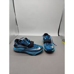 Nike KD VII 7 GS sz 10  CLEARWATER Blue Black Durant Basketball Shoes 653996-414